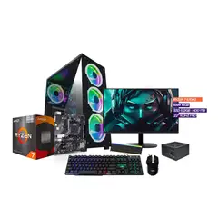 AMD - PC GAMER RYZEN 7 5700G/ RAM 16GB/ 1.5TB/ MONITOR FHD 22"