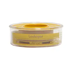 GENERICO - Leukopor Esparadrapo Color Piel 1/2x5pza