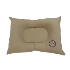 HALLY PET - Colchón premium grande huella bordada Beige
