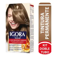 IGORA - Tinte Vital Permanente 6-1 Rubio Oscuro Cenizo Dt