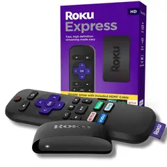 GENERICO - Roku Express 3930 estándar HD 32MB negro con 512MB de memoria RAM