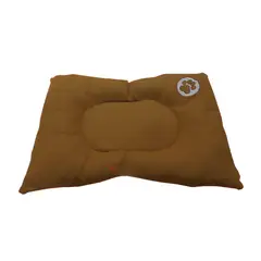 HALLY PET - Colchón premium pequeño huella bordada Marron