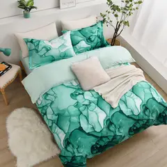 STANZIA HOME - FORRO DUVET ROMA OCEANO AQUA DOBLE