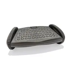 ERGONOMUS - Descansapies 2 alturas plastico negro-
