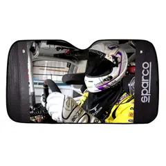 SPARCO - Tapa Sol Carro Protector UV Talla L Racing SPC1718L