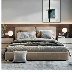 EKONOMODO COLOMBIA - Colchon King 1 Pillow Con Cama Gabor Taupe 200X200 Gratis Sabanas