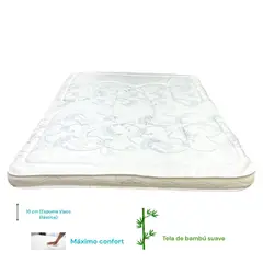 GENERICO - PERFECT TOPPER NATURAL 180X190.