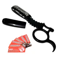 TURBOX - Barbera Metalica Dedo Anillo Navaja Afeitar 10 Cuchillas