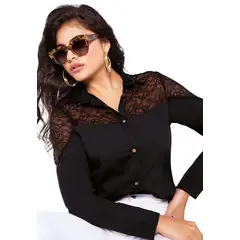 MARKETING PERSONAL - Camisa Mujer Negro Mp 92506
