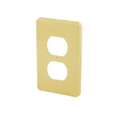 FULGORE - Tapa De Aluminio De Contacto Dúplex Línea Italiana