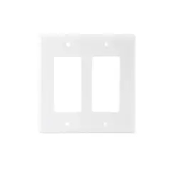 FULGORE - Tapa Plástica De 2 Ventanas En Abs Línea Decor