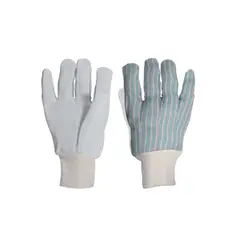 TOOLCRAFT - Guantes De Tela Y Carnaza Unitalla Tipo Payaso