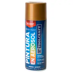 TOOLCRAFT - Pintura Aerosol Oro Brillante Metalizado 400 Ml