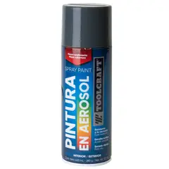 TOOLCRAFT - Pintura Aerosol Gris Máquina 400 Ml Sin Plomo