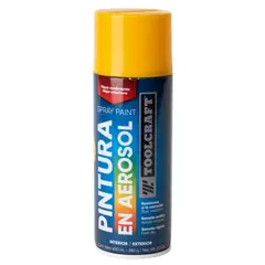 TOOLCRAFT - Pintura Aerosol Amarillo Girasol 400 Ml Sin Plomo