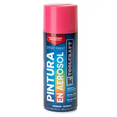TOOLCRAFT - Pintura Aerosol Rosa Brillante 400 Ml Sin Plomo