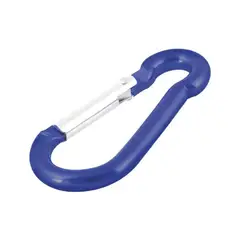 TOOLCRAFT - Mosquetón De Aluminio 8 Cm De Uso Ligero
