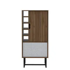 EKONOMODO COLOMBIA - Mueble Bar Nero Blanco Nevado + Gales