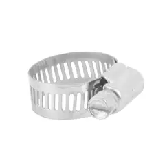 TOOLCRAFT - Set 10 Abrazaderas #8 De 1/2" Acero Inoxidable