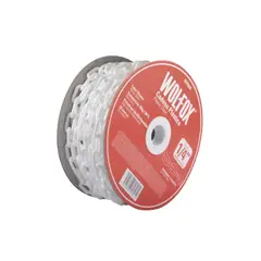 WOLFOX - Cadena Plástica De 25 M Blanca Espesor 1/4"