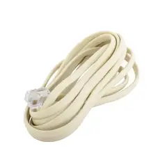 FULGORE - Cable Para Teléfono De 7.5 M Resistente Y Flexible