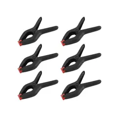 WOLFOX - 6 Prensas De Resorte De Nylon 1" Sujeción 6.6 Lbs