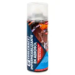 TOOLCRAFT - Impermeabilizante Aerosol Transparente De 400 Ml