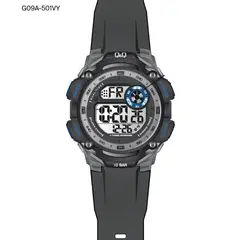 Q&Q - Reloj de Caballero QQ Digital Original en Resina Resistente al agua