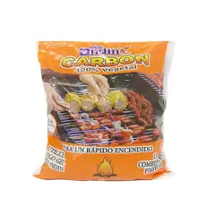 GENERICO - 1 Bolsa de Carbón Vegetal Premium 2kg