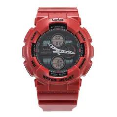 LOTO - Reloj de Caballero Doble Hora Original en Resina