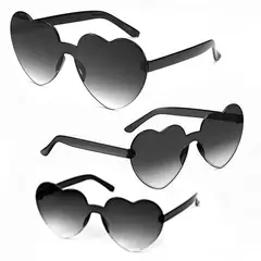 P&R APRECIOSDEREMATE - Gafas Fashion Party De Corazón Sol Rimless Moda Colores