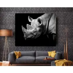 EKONOMODO COLOMBIA - Cuadro cara rinoceronte 180x120x5cm