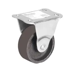 TOOLCRAFT - Rodachina Rueda Fierro 3" 45 Kg Fija