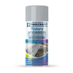 TOOLCRAFT - Pintura Anticorrosiva Plata Galvanizado De Metales