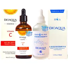 BIOAOUA - Suero Facial Vitamina C BioaQua + Suero Acido Hialuronico BioaQua