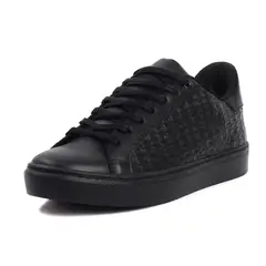 VILLABONR - Tenis Para Hombre Cuero VT-3015 Negro