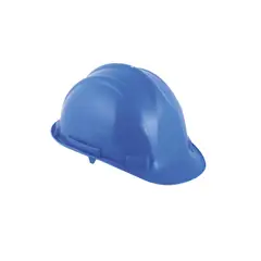 TOOLCRAFT - Casco De Seguridad Azul Con Correa Ajustable
