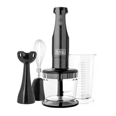 BLACK+DECKER - Batidora De Inmersion 3 En 1 Black & Decker 2V 200w Negro - HB2800B