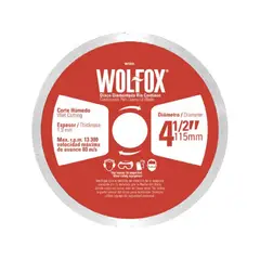 WOLFOX - Disco Diamantado De 7" 1.8 Mm Corte Continuo