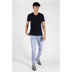 DREAMER - Camiseta V Color Negro Para Hombre
