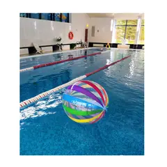 GENERICO - Pelota Inflable Intex De Piscina Jumbo De 107 Cm Rayas Playa
