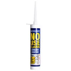 TOOLCRAFT - Pegante No Use Clavos 300 Ml Blanco Multiusos