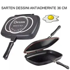 SCHAFFHAUSEN - Sartén Doble Parrilla Mármol Antiadherente 36CM