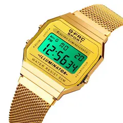 GFORCE - Reloj Dama G-force Mujer Digital Acero A19148 Estuche