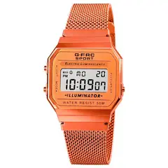GFORCE - Reloj Dama G-force Mujer Digital Acero A19148 Estuche