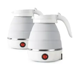 CHEF MASTER - Combo: 2 hervidores de agua eléctrico portátil Blanco