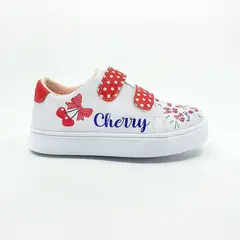 PAPOS - Tenis Casuales Milano Cherry - Zapatillas Niñas