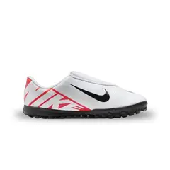 NIKE - Zapatillas Turf Jr Vapor 15 Club Niños-Blanco/Rojo