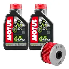 GENERICO - Filtro Aceite K&n Tornado 250 + 2 Aceites Motul 5100