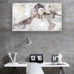 EKONOMODO COLOMBIA - Cuadro Mdf Mármol Black 70X50X5